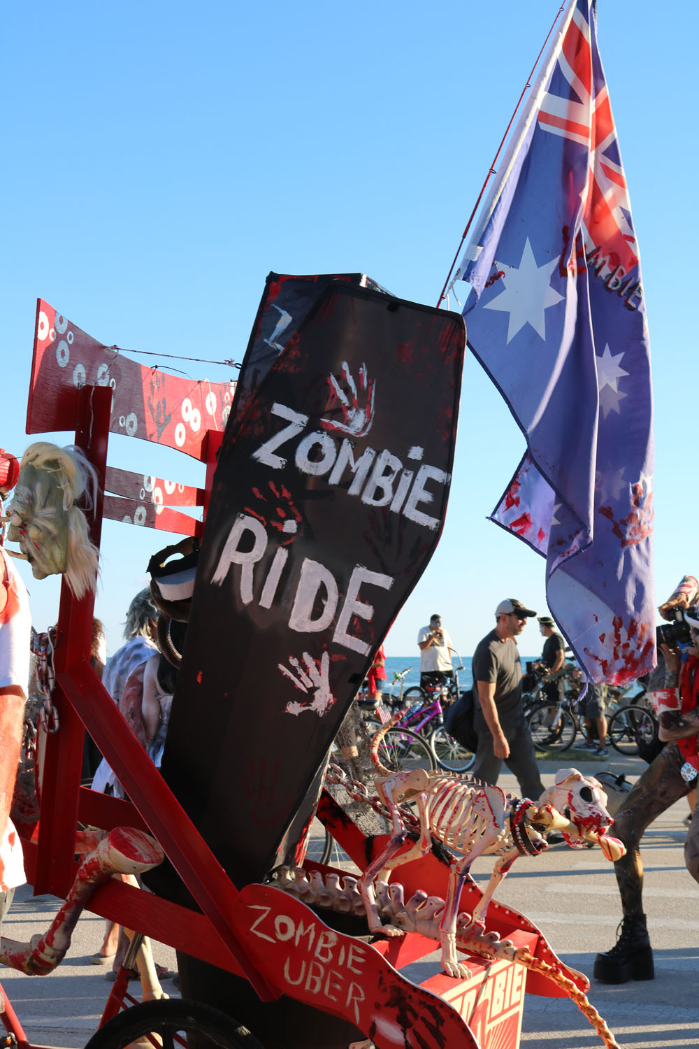 Zombie Bike Ride 2018 photo - Duval Street, Key West